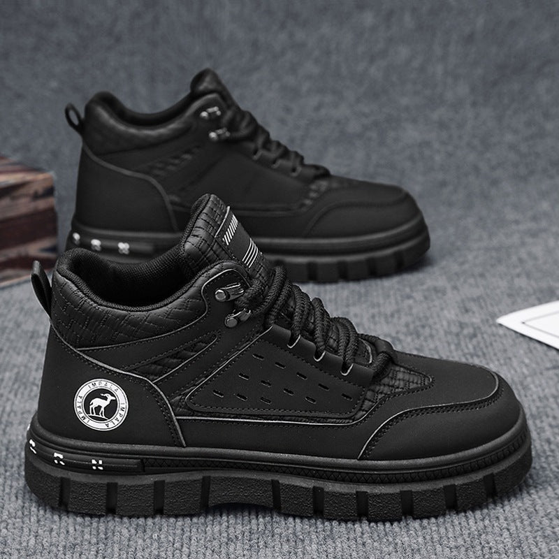 Damen High- Sneaker Sportlich Rutschfeste Sohle