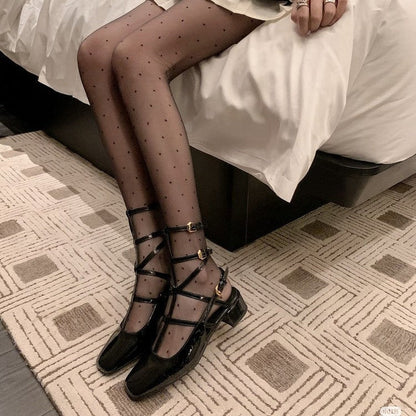 Damen Slingback Pumps Elegante Glänzend Mit Verstellbarem Riemen - Norvielle