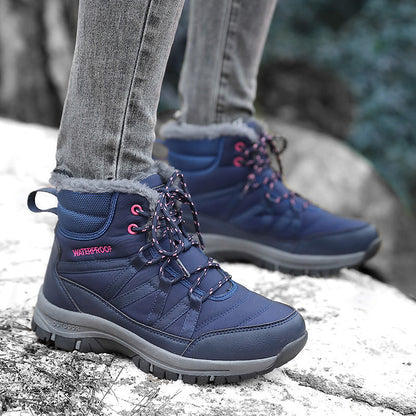 Damen Winterstiefel Isoliert Rutschfest Wasserdicht