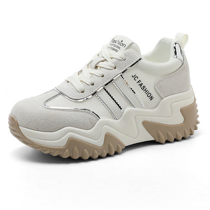 Damen Chunky Sneaker Atmungsaktives Mesh Bequem