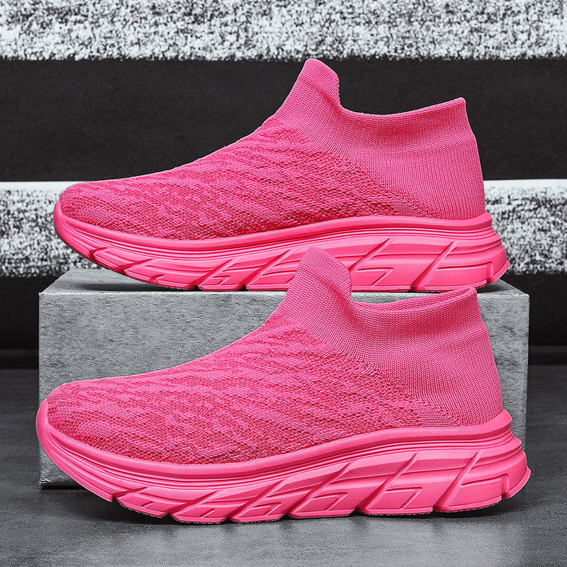 Damen High- Sneaker Elastisch Bequem