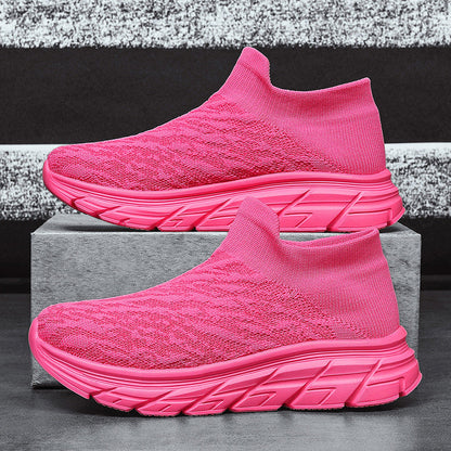 Damen High- Sneaker Elastisch Bequem