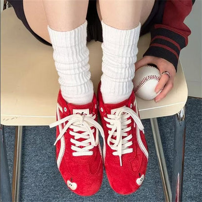 Damen Sneaker Sportlich mit Applikationen