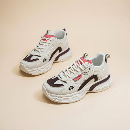 Damen Sneaker Sportlich Chunky Sohle
