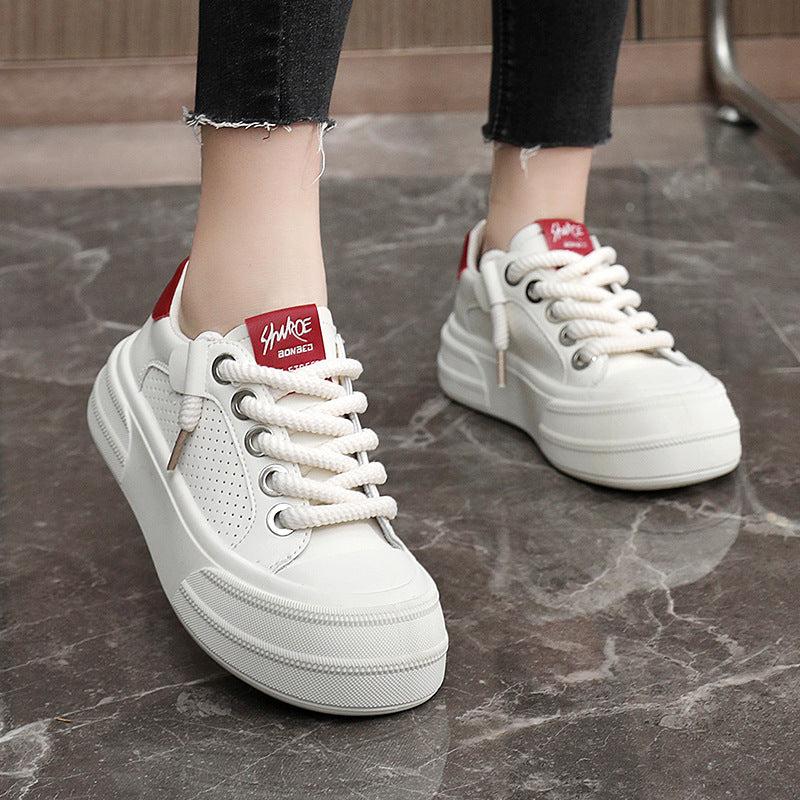 Damen Sneaker Perforiert Modern Freizeitschuhe