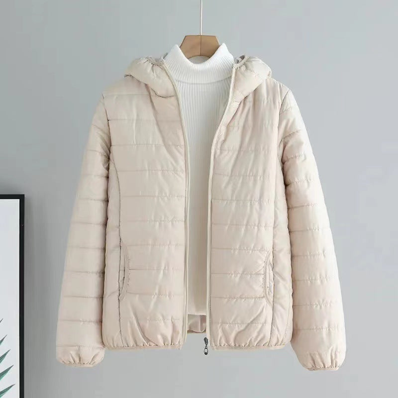 Damen Steppjacke Mit Kapuze Modern
