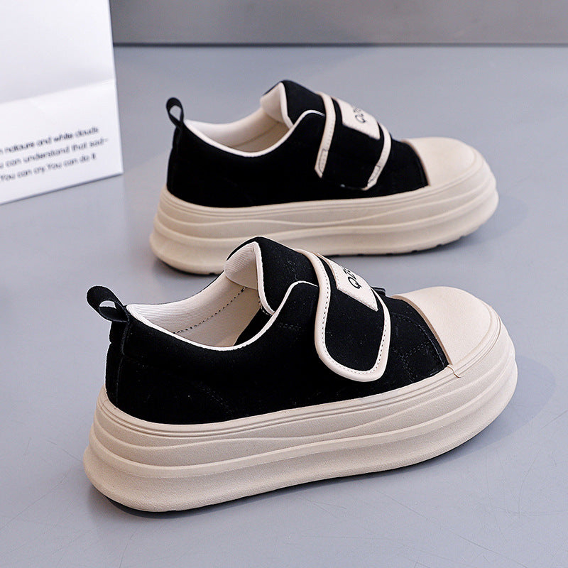 Damen Sneaker Bequem Klettverschluss Weiche Sohle ist bereits ein