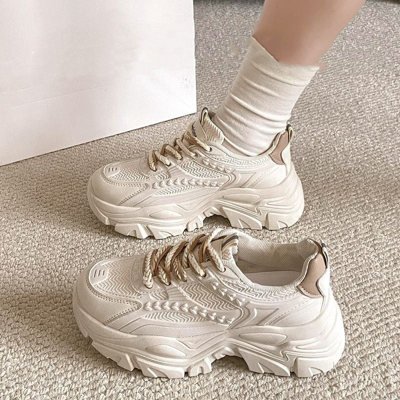 Damen Sneaker Chunky Atmungsaktiv Sportlich
