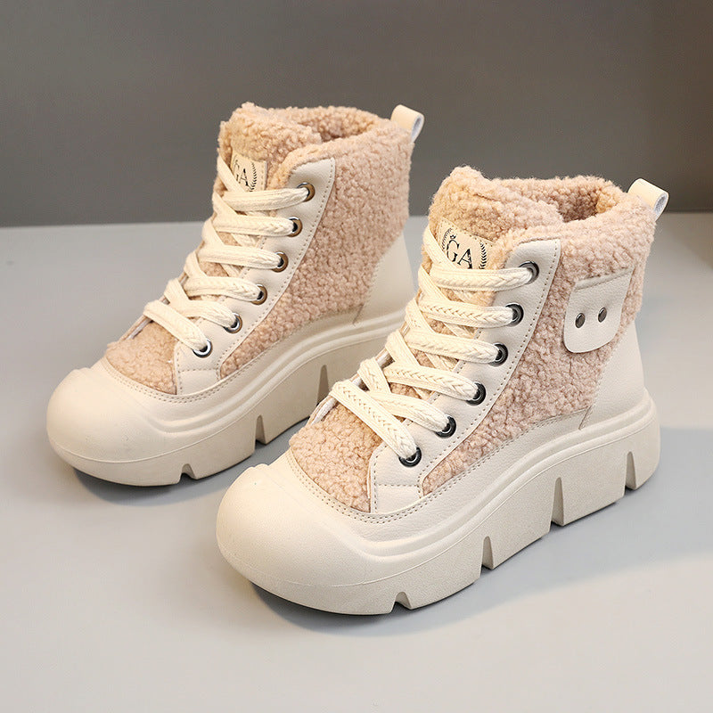 Damen High- Sneaker Weich Modisch