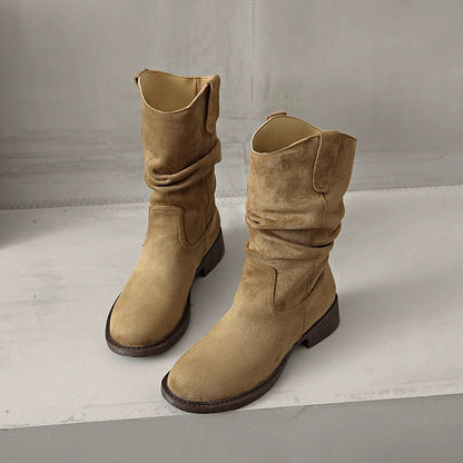 Damen Winterstiefel Rutschfest Bequem