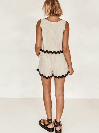 Damen Sommer-Set Tanktop und Shorts