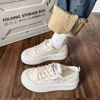 Damen Sneaker Strukturiert Rutschfest