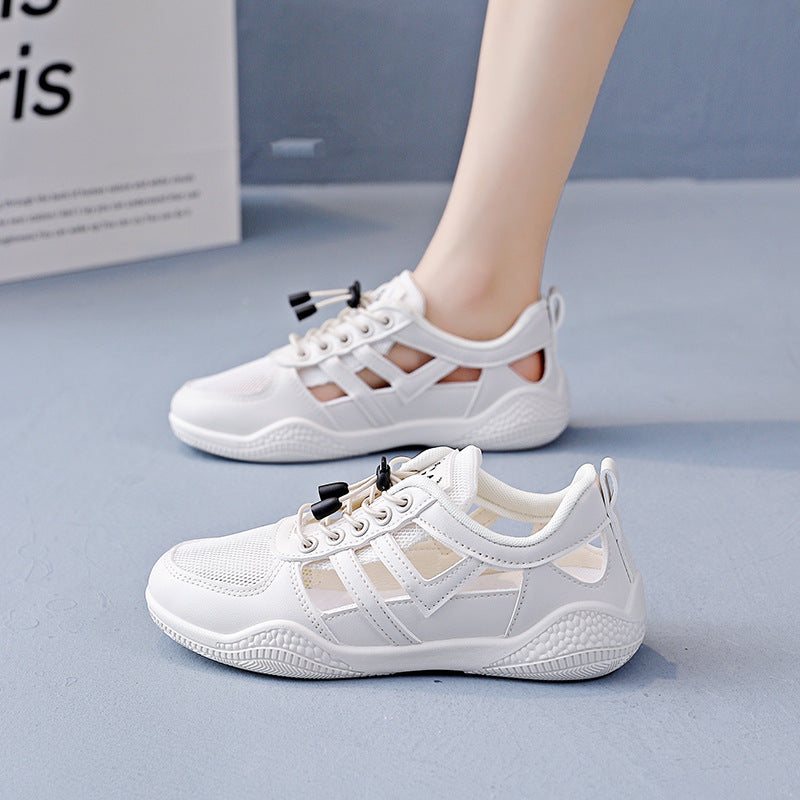 Damen Sneaker Atmungsaktives Mesh Schnürsystem