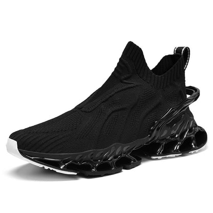 Damen Sneaker Sportlich Strick-Obermaterial Modern