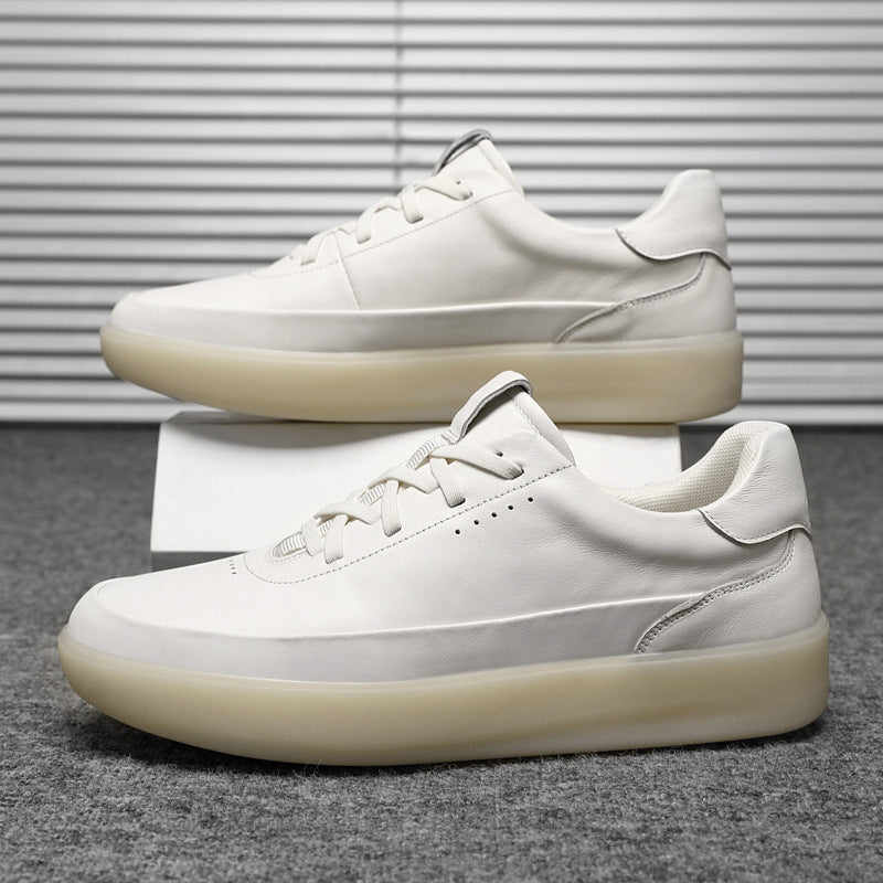 Damen Sneaker Leder Bequem Mit Dämpfung