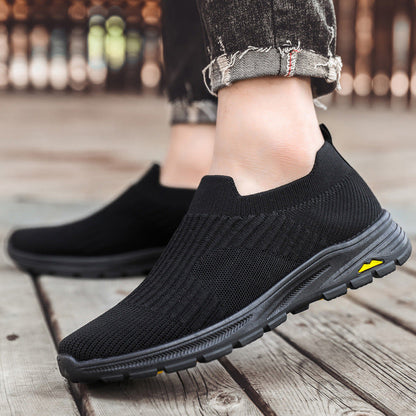 Damen Sneaker Atmungsaktives Mesh Rutschfest Elastisch