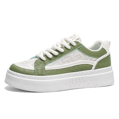 Damen Sneaker Platform Atmungsaktives Material Flexibel