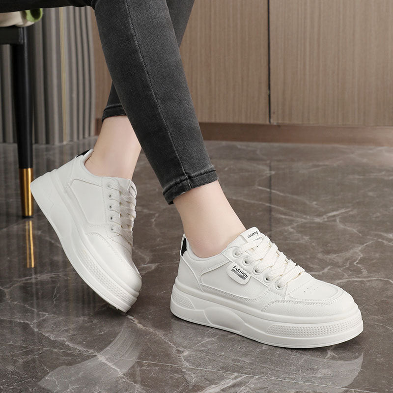 Damen Plateau Sneaker Modern Komfortsohle