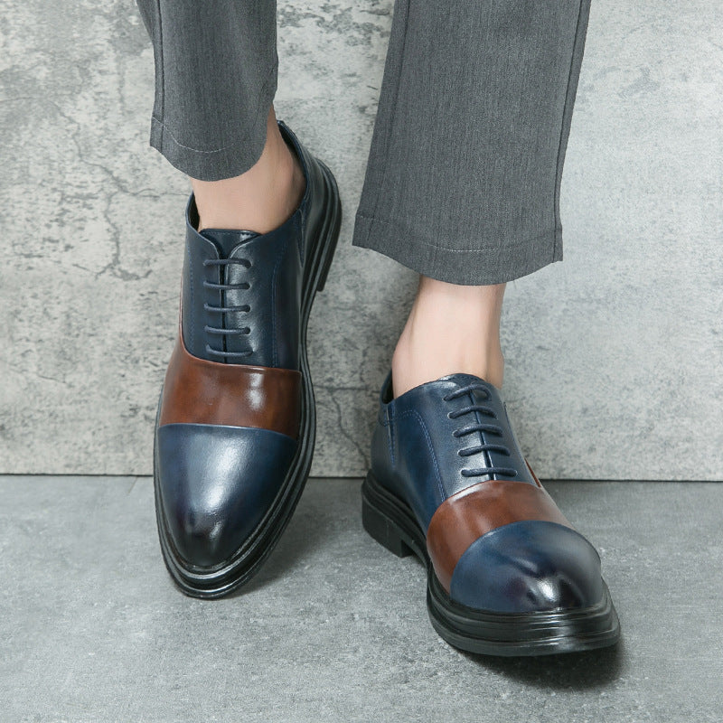 Damen Schnürschuhe Leder Hoch
