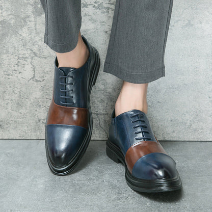 Damen Schnürschuhe Leder Hoch