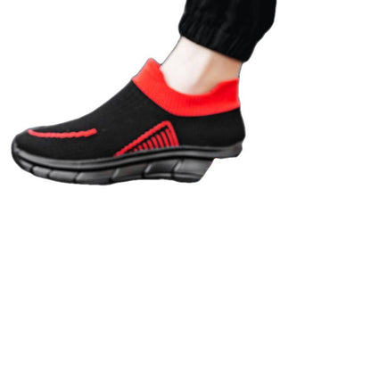 Damen Slip On Sneaker Bequem atmungsaktives Material Weite Passform - Norvielle