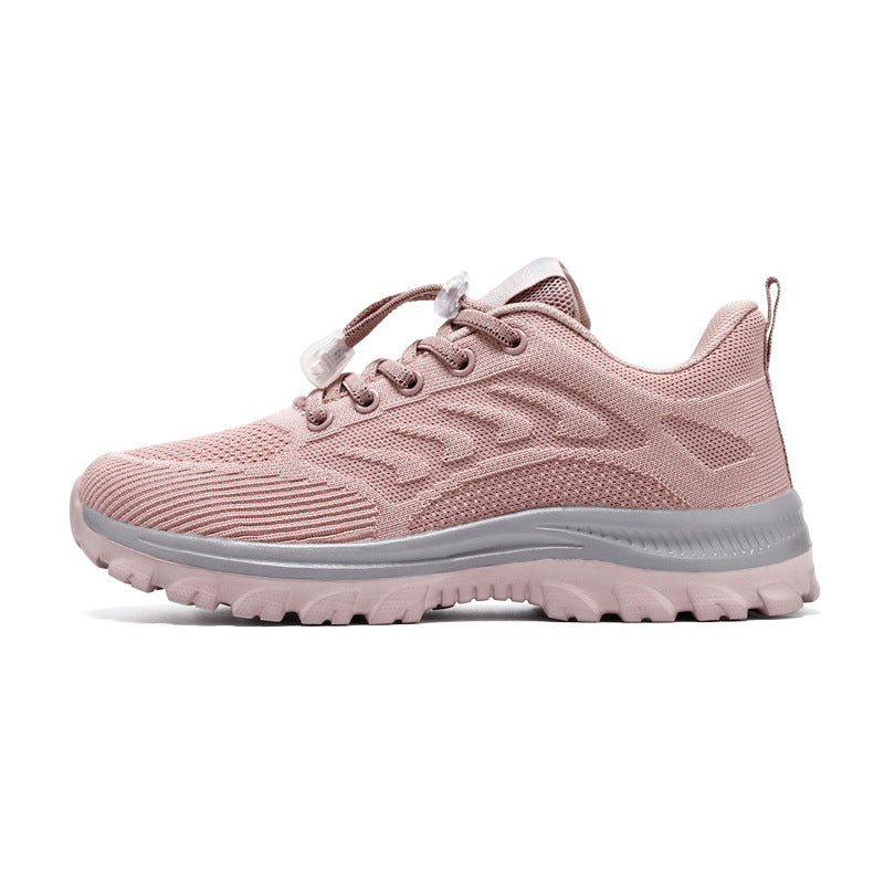 Damen Laufschuhe Schnellschnürsystem Sportlich