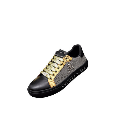 Damen Sneaker Rutschfest Glanzdetail