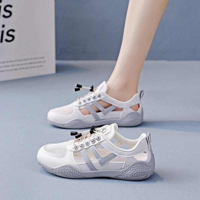 Damen Sneaker Atmungsaktives Mesh Schnürsystem