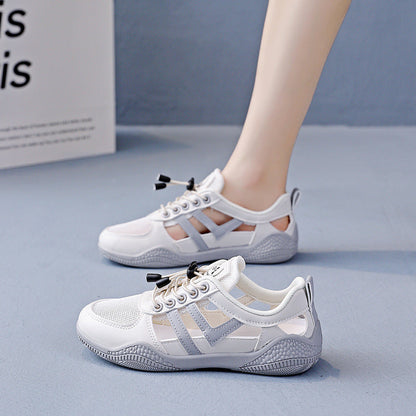 Damen Sneaker Atmungsaktives Mesh Schnürsystem