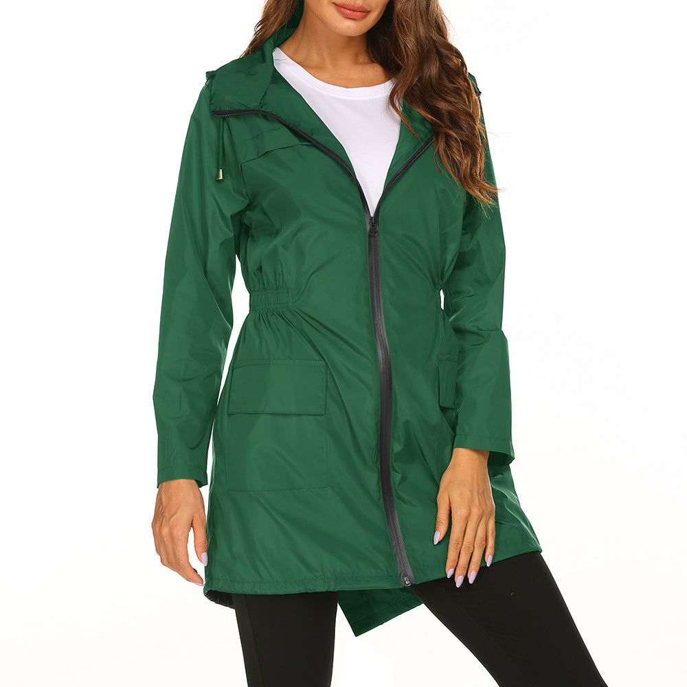Damen Freizeitjacke Praktisch Verstellbar Große Taschen