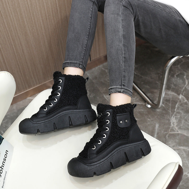 Damen High- Sneaker Weich Modisch