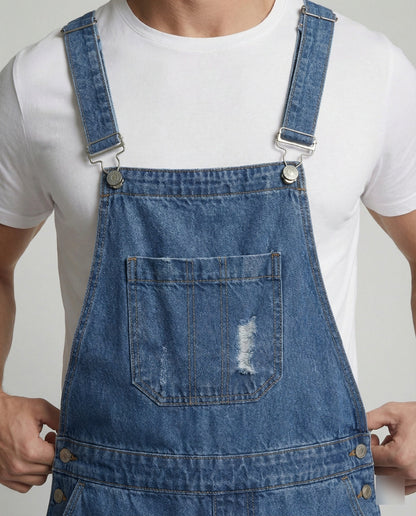 Herren Ripped Denim Shorts Sommer