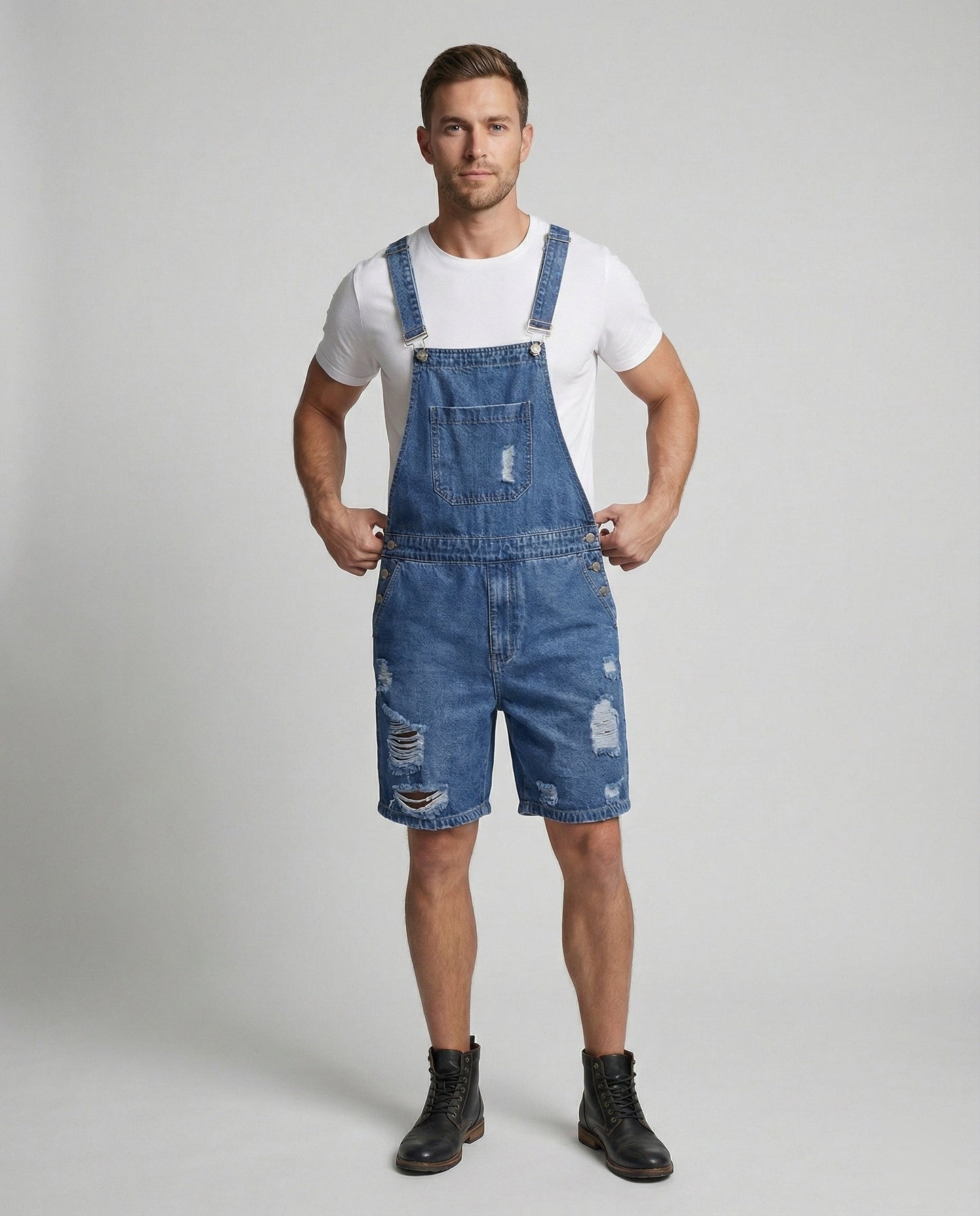 Herren Ripped Denim Shorts Sommer - Norvielle