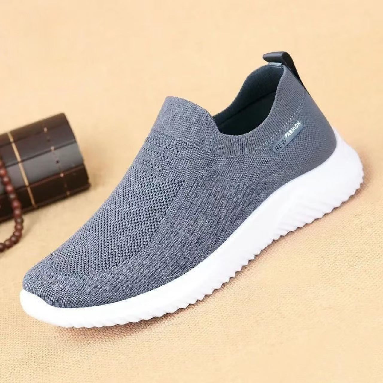 Damen Stricksneaker Atmungsaktiv Leicht