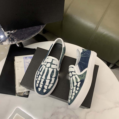 Damen Sneaker Slip-On Rutschfeste Weiche Sohle