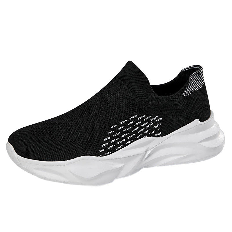 Damen Sneaker Slip-On Ergonomisch Bequem Schwarz - Norvielle