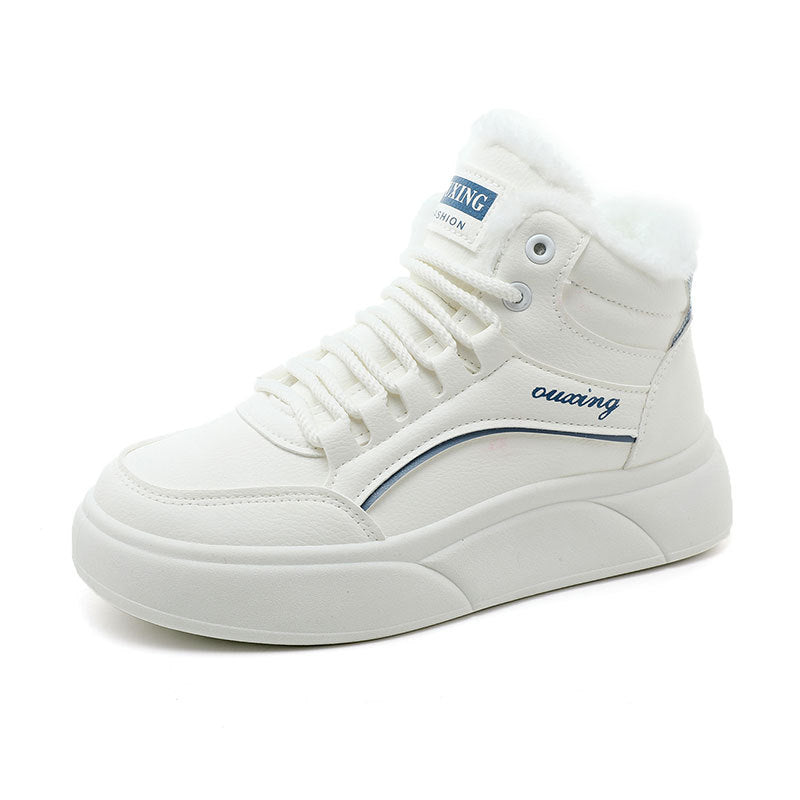 Damen Sneaker Weiches Innenfutter Flauschig