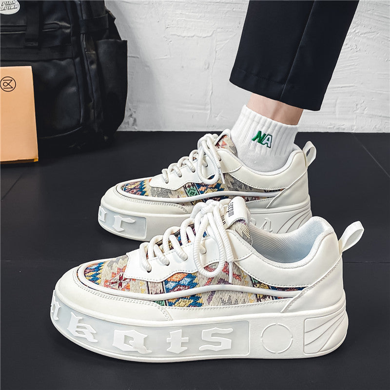 Damen Hochplateau Sneaker Modisch Größe 36-41