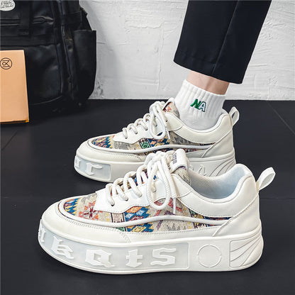 Damen Hochplateau Sneaker Modisch Größe 36-41