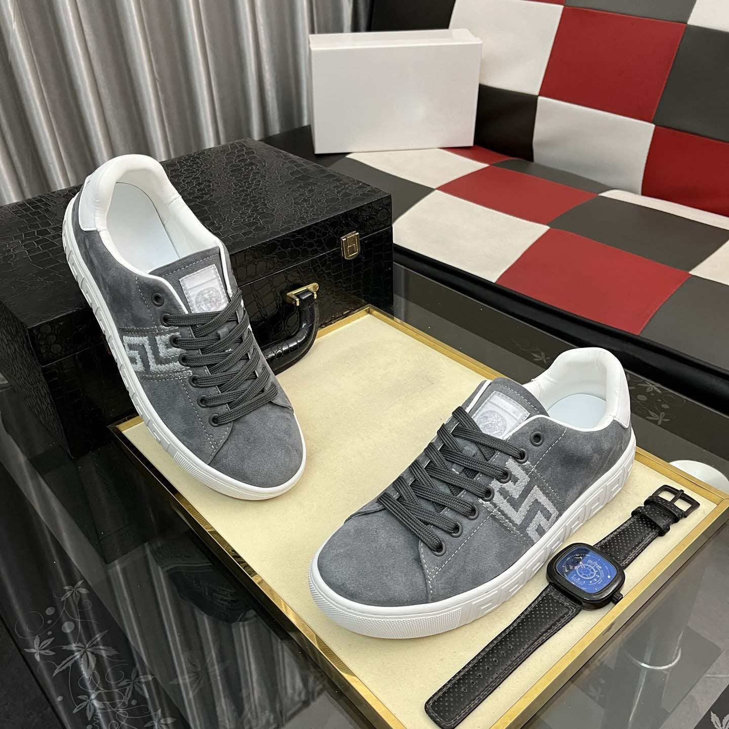 Damen Sneaker Sportlich Rutschfeste Laufsohle