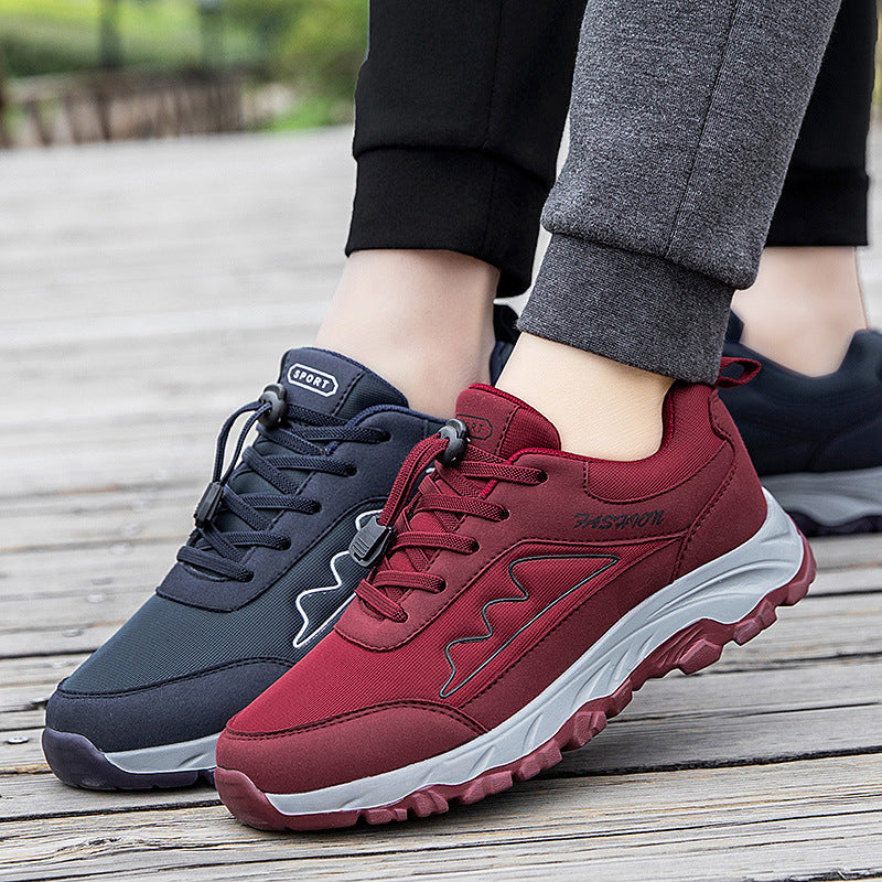 Damen Laufschuhe Rutschfest Elastisch Schnellverschluss