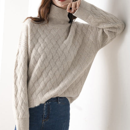 Damen Rollkragenpullover Leicht Modern Frühjahr