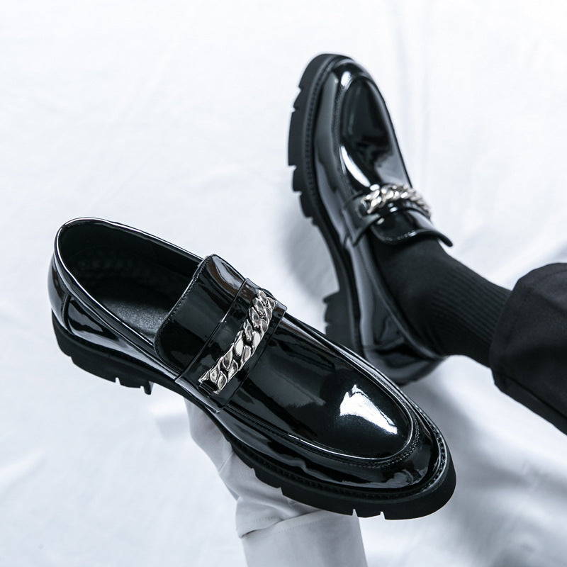Damen Mokassins Stilvolle Schuhe mit Ketten-Detail Elegante Optik