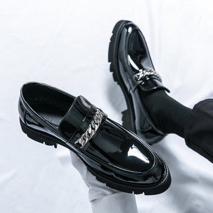 Damen Mokassins Stilvolle Schuhe mit Ketten-Detail Elegante Optik