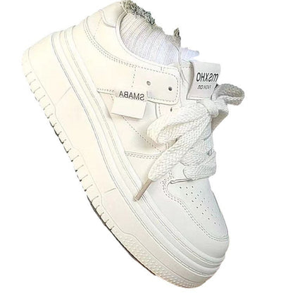 Damen Plattform Sneaker Komfortabel Sportlich