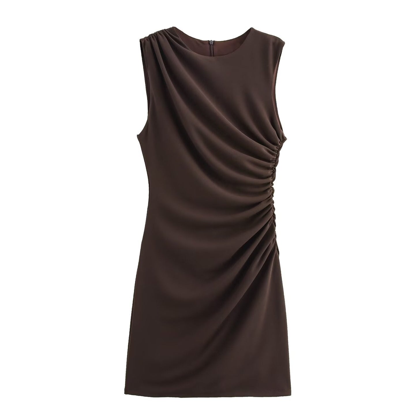 Damen Ärmelloses Minikleid Rüschendetails Sommerkleid - Norvielle
