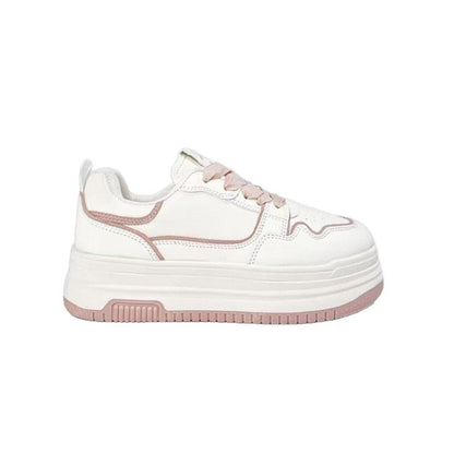 Damen Plateau Sneaker Komfortabel Modisch