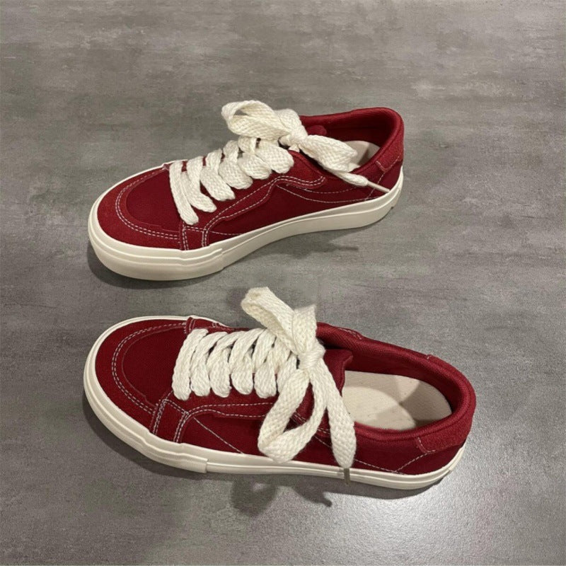 Damen Sneaker Dickes Profil Skater Style