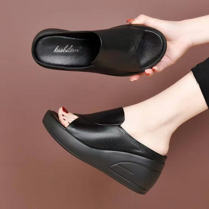 Damen Hochzeitssandalen Komfortabler Keilabsatz Schuhe