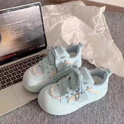 Damen Sneaker Sportlich Elastisch Weiches Innenfutter